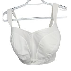 Panache Sport Power 5021 White Underwire High Impact Sports Bra Size 32HH